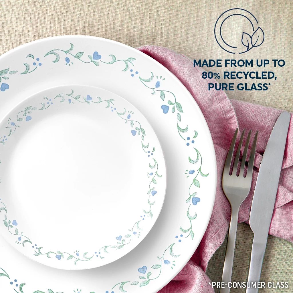 Corelle® Country Cottage 16-piece Mugless Dinnerware Set, Service for 4