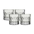 Ocean Glass Traze PST Rocks Glasses (4-Pieces), 12-ounce, Dishwasher Safe
