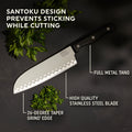 Chicago Cutlery® Essentials™ 2-piece Santoku / Partoku Knife Set