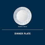 Corelle® Botanical Stripes 10.25" Dinner Plate, 6 pack