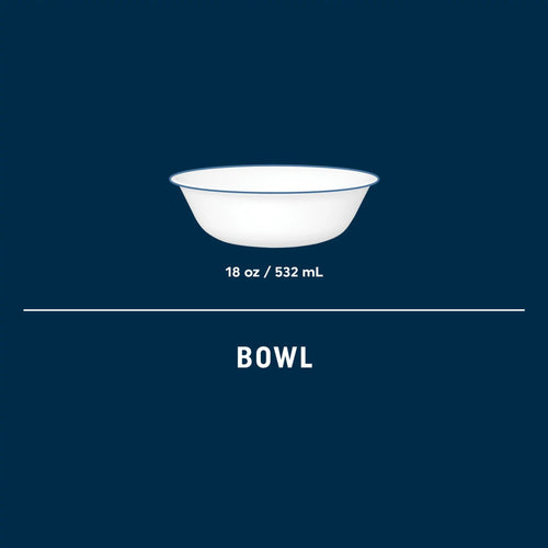 Corelle® Botanical Stripes 18-ounce Cereal Bowl