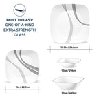 Corelle® Urban Arc 16-piece Dinnerware Set, Service for 4