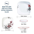 Corelle® Kyoto Leaves 16-piece Dinnerware Set, Service for 4