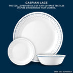 Corelle® Caspian Lace 18-ounce Cereal Bowl