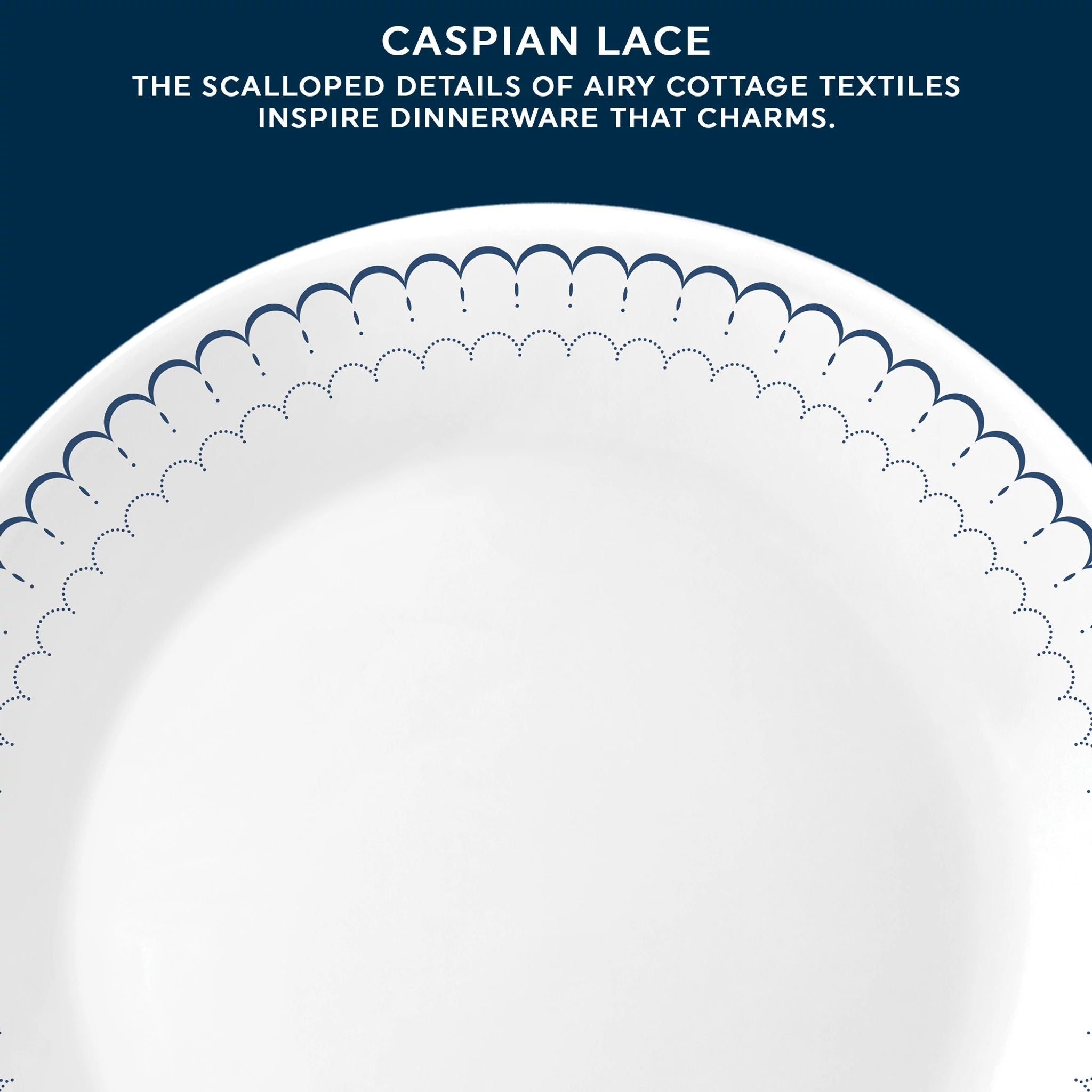 Corelle® Caspian Lace 10.25" Dinner Plate