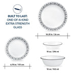 Corelle® Cusco 16-piece Mugless Dinnerware Set, Service for 4