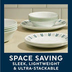 Corelle® Anders 18-piece Dinnerware Set, Service for 6