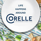 Corelle® Winter Frost White 8.5" Divided Salad Plate